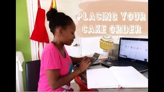 PLACING YOUR CAKE ORDER STEPS YOU SHOULD FOLLOW WHEN PLACING YOUR CAKE ORDER Jadie s Cake Vlogs