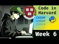 LIVE CS50 Python Log 67 Week 6 Studying with Harvard for 1 Hour