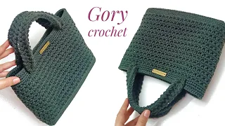 كروشيه شنطة يد بحجم كبير سهله وبسيطه Bag Crochet Tas Rajutan Сумка крючком Bolsa De Ganchillo 