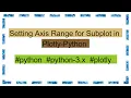Setting Axis Range for Subplot in Plotly-Python