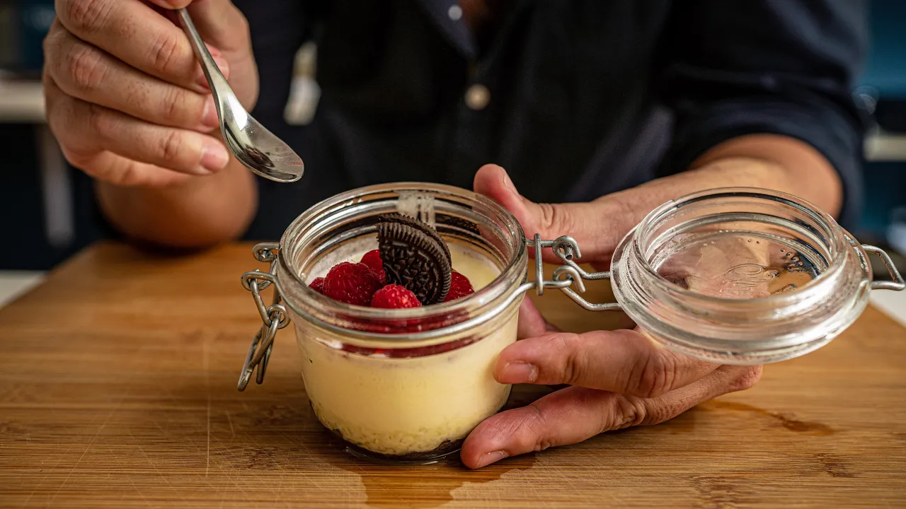 Soufflé gelado de  lima e limão