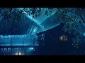 Goodbye Stress to Fall Asleep Fast with Stormy Night | Heavy Rain & Distant Thunder in Forest