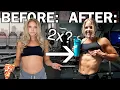 2 WORKOUTS A DAY for a MONTH RESULTS