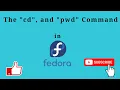 - Basic Linux Command with Fedora 33 Workstation CD and PWD command