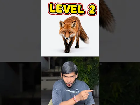 Find the Hidden Animal 🦊 !Let's see how sharp your eyes are 🤯🧠 #shortsfeed
