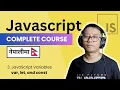 Complete Javascript Course in Nepali - Javascript Variables