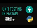 Unit Testing In FastAPI Using It s In-Built Test Client With Pytest