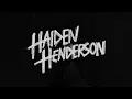 Haiden Henderson - tension (Lyric Video)