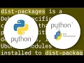 What s the difference between dist-packages and site-packages