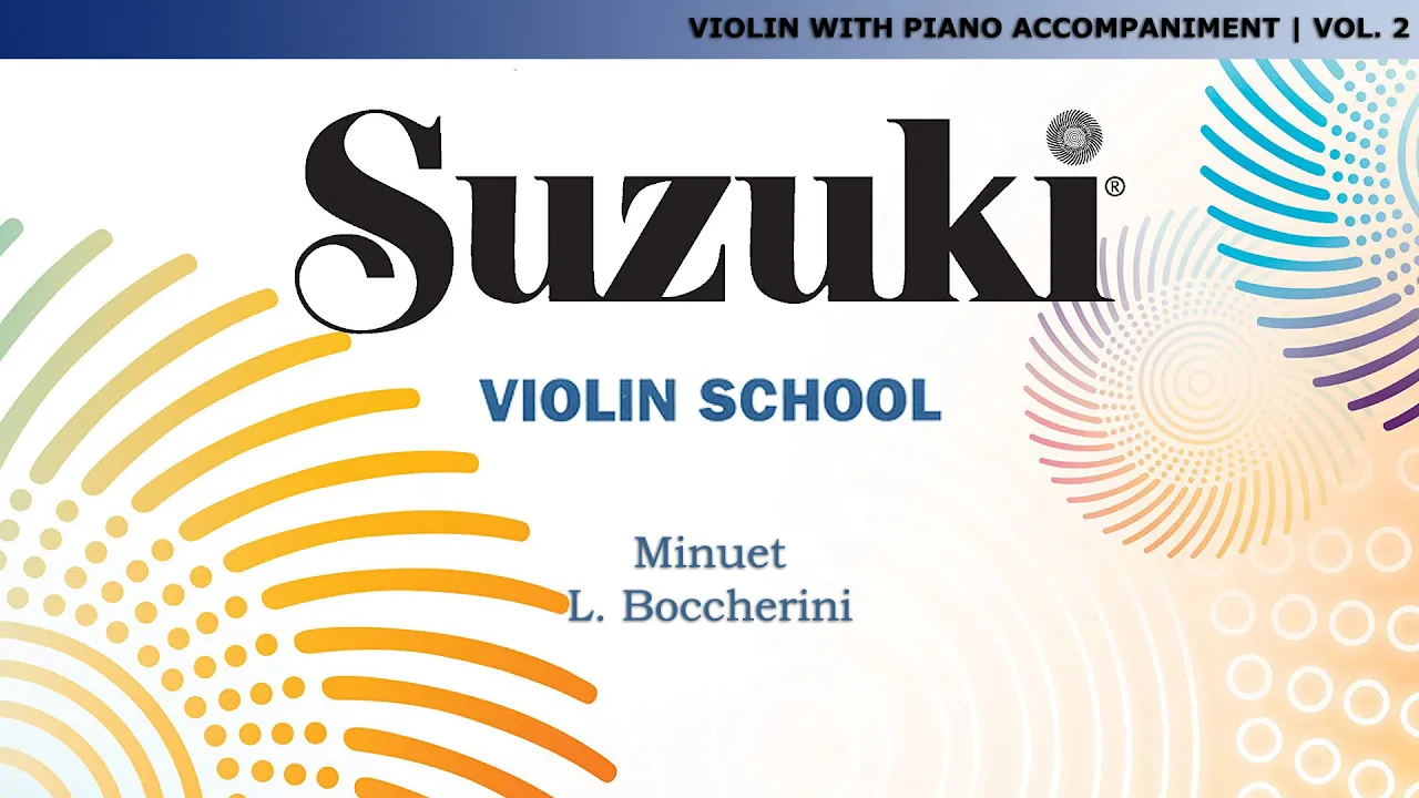 Suzuki Violin 2 - Minuet - L. Boccherini [Score Video]