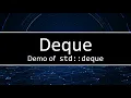C Deque Demonstration