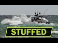 WORLDS LARGEST CENTER CONSOLE FAILS AT JUPITER INLET BOAT FAILS Boats at Jupiter Inlet