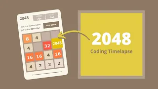2048 Game Clone Using Python TIMELAPSE