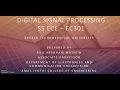 KTU S5 ECE DSP - Module 2