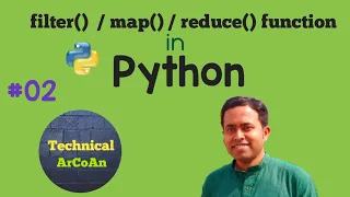 filter map reduce function in Python Python Tutorial for Beginners