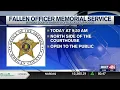 Morgan County to host fallen officer Memorial Service on Tuesday
