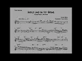 Harold Land — Joy Spring (Bb Saxophone Transcription)