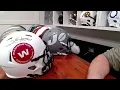 26 NFL FOOTBALL HELMET BREAK
