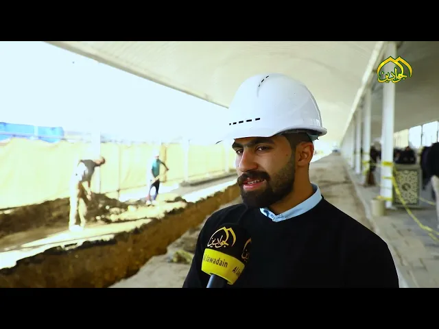 ⁣الملاكات الهندسية في العتبة الكاظمية المقدسة تباشر بأنشاء نفق الخدمات في صحن صاحب الزمان (ع)