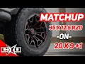 20x9 1 On 35x12 5 R20 XD XMC 841 Wrapped in a Toyo Open Country