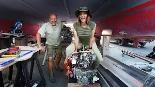 ALUMINIUM CATAMARAN – Massive Refit Begins!