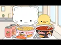 Convenience Store Mukbang ASMR animation