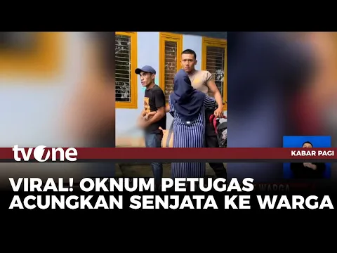 Oknum Petugas Acungkan Sajam di Lingkungan Sekolah