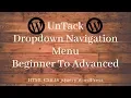 Wordpress Theme Development Part 25 in Bangla dropdown navigation menu