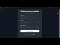 Modern Login Registration UI React Tailwind CSS
