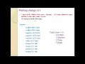 Making Change Problem Using Greedy Algorithm