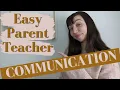 Easy Parent Communication Tips for Teachers Plus an action plan to respond to anything
