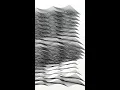 Waves Generative line art coded in Processing pen-plotted on Axidraw