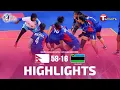 Highlights | 𝐍𝐞𝐩𝐚𝐥 𝐯𝐬 𝐙𝐚𝐧𝐳𝐢𝐛𝐚𝐫 | Women's Kabaddi World Cup Bangladesh 2025 | T Sports