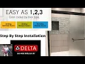 Install Delta Sliding Shower Doors Step by Step