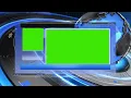 Green Screen Graphics Two Window Template for News 1080 P