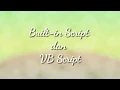 Built-in Script dan VB Script - Indusoft Web Studio