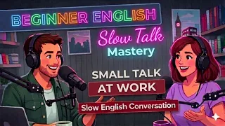 Small Talk at Work: Professional English Conversation | Slow Talk Mastery
