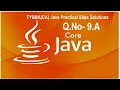 Q9a Java program to display following pattern JAVA Practical solutions TYBBA CA