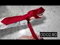 How to Tie a Tie in 10 Seconds: The Easiest Method for Beginners!