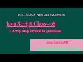 Javascript-08 Map method in Arrays Full Stack Web Development Series MERN