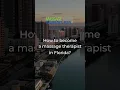 How to become a massage therapist in Florida