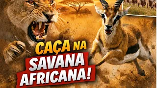 Quando a Presa Enfrenta o Predador na Savana Africana