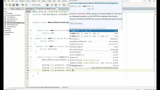 Java Tutorial Method Overloading in Java Java in Tamil