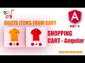 Angular Shopping Cart Part 9 Angular Angular Tutorial Shopping Cart Cart Angular Cart