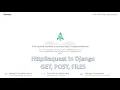 HttpRequest in Django GET POST FILES