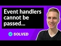 Next js Event handlers cannot be passed to client component FIXED