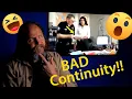 What does Bad Continuity in television and movies mean