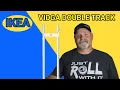 IKEA VIDGA Double Track Install EASY DIY Curtain System