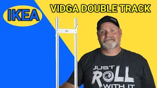 IKEA VIDGA Double Track Install EASY DIY Curtain System