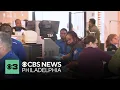 TSA checkpoints closed during government shutdown reopen at Philadelphia International Airport